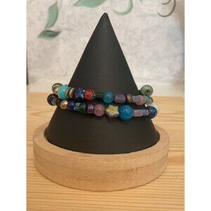 Colorful Beaded Stretch Bracelet